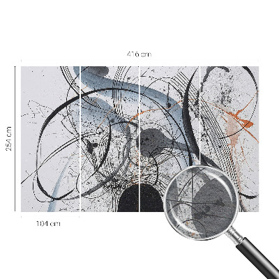 Moderná fototapeta Expresívna abstrakcia