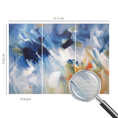 Luxusná tapeta Farebné ťahy