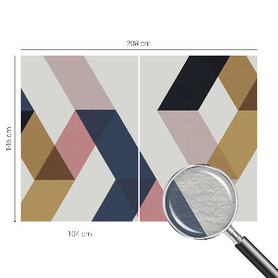 Vliesová fototapeta Farebné kosoštvorce