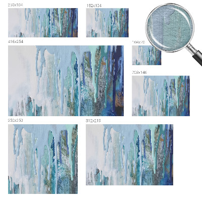 Vliesová fototapeta na stenu Modré kaskády