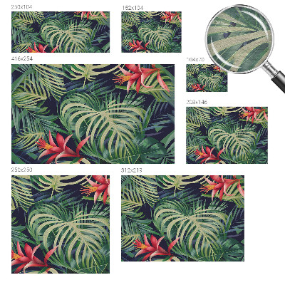 Vliesová tapeta na stenu Exotické rastliny