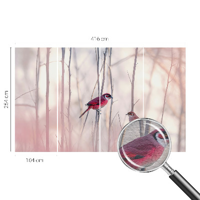 Vliesová fototapeta do obývačky Vtáčí pár