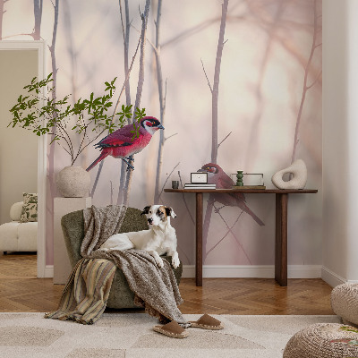 Vliesová fototapeta do obývačky Vtáčí pár