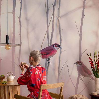 Vliesová fototapeta do obývačky Vtáčí pár