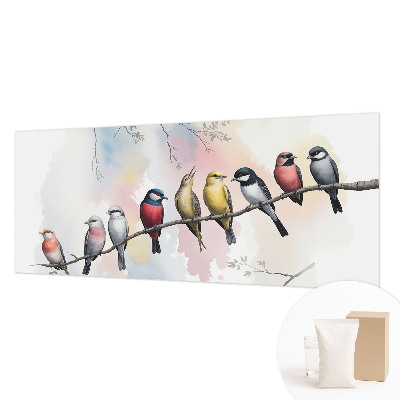 Fototapeta s potlačou na vliese Vtáky na konári