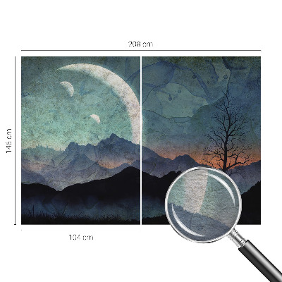 Fototapeta do spálne Nočná krajina