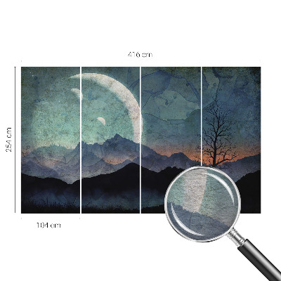 Fototapeta do spálne Nočná krajina