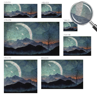 Fototapeta do spálne Nočná krajina