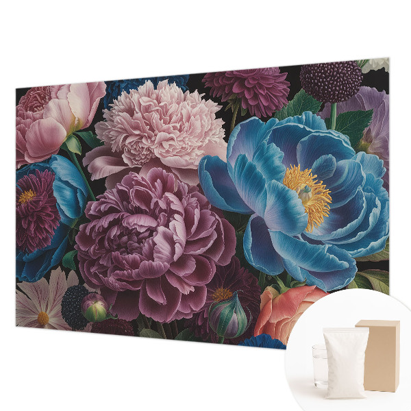 Vliesová fototapeta s potlačou Farebné kvety