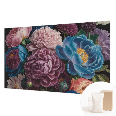 Vliesová fototapeta s potlačou Farebné kvety