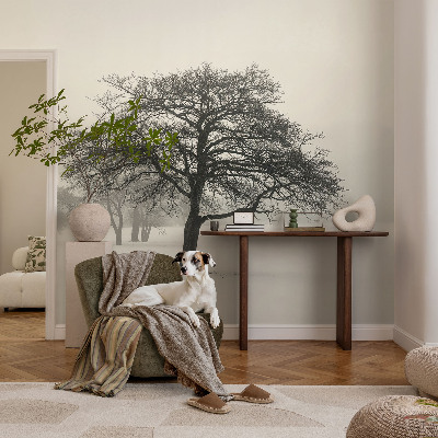 Dekoratívna fototapeta na stenu Zimné stromy