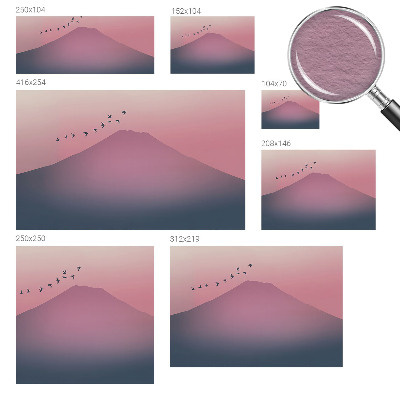 Moderná fototapeta Horský západ