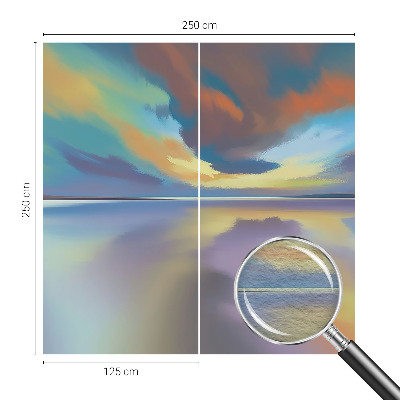 Fototapeta na mieru do obývačky Dúhový západ slnka