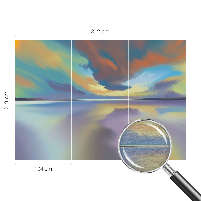 Fototapeta na mieru do obývačky Dúhový západ slnka