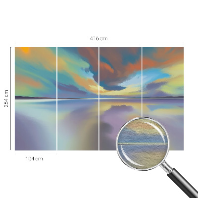 Fototapeta na mieru do obývačky Dúhový západ slnka