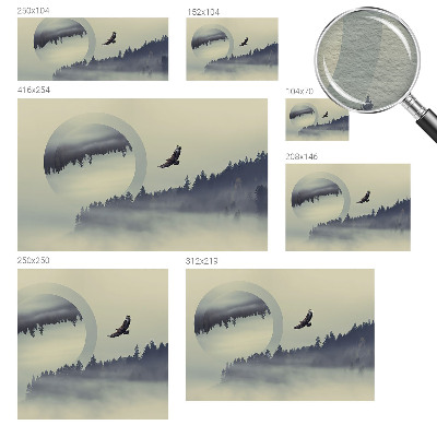 Fototapeta Lesná krajina