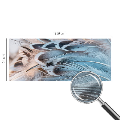 Vliesová tapeta Modré perie