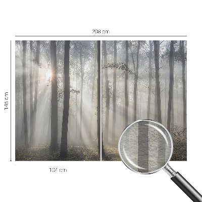 Vliesová fototapeta do spálne Éterický les