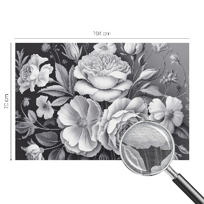 Fototapeta do spálne Sivé kvety