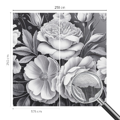 Fototapeta do spálne Sivé kvety