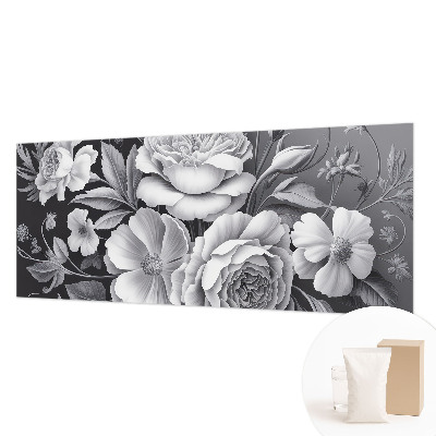 Fototapeta do spálne Sivé kvety