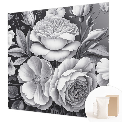 Fototapeta do spálne Sivé kvety