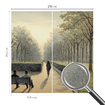 Vliesová fototapeta pre deti Parkový pokoj