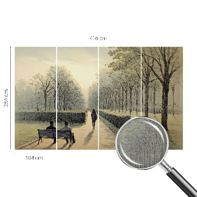 Vliesová fototapeta pre deti Parkový pokoj