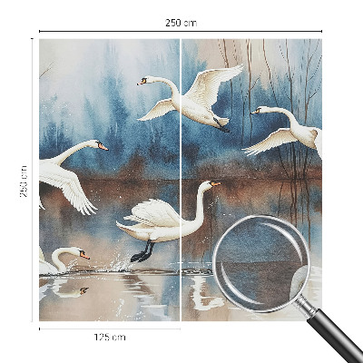 Fototapeta s potlačou na vliese Vtáky za letu