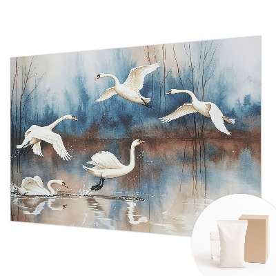 Fototapeta s potlačou na vliese Vtáky za letu