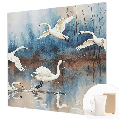 Fototapeta s potlačou na vliese Vtáky za letu