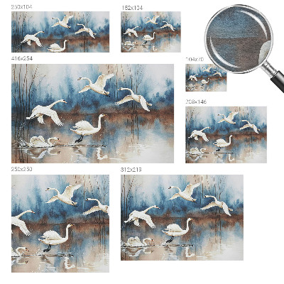 Fototapeta s potlačou na vliese Vtáky za letu