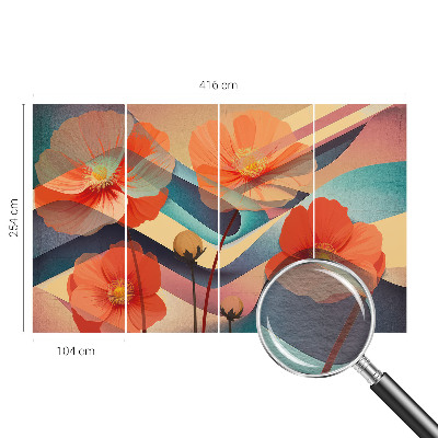 Moderná fototapeta Kvety zmyslov