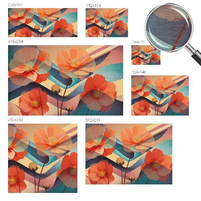 Moderná fototapeta Kvety zmyslov