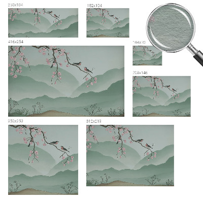 Moderná fototapeta na mieru Japonská serenáda