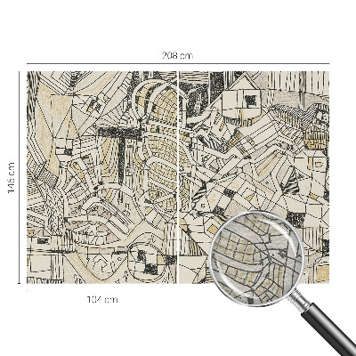 Fototapeta s potlačou na vliese Geometrická abstrakcia