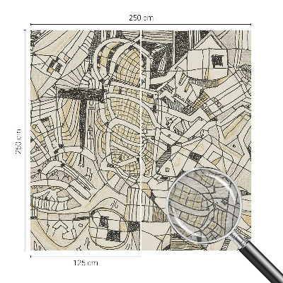 Fototapeta s potlačou na vliese Geometrická abstrakcia