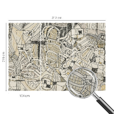 Fototapeta s potlačou na vliese Geometrická abstrakcia