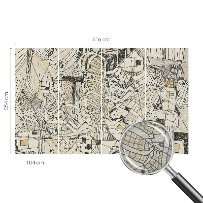 Fototapeta s potlačou na vliese Geometrická abstrakcia