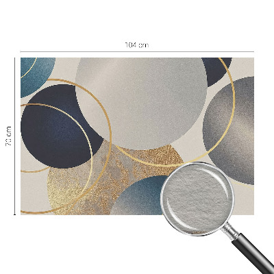 Moderná fototapeta na mieru Kreatívne kruhy