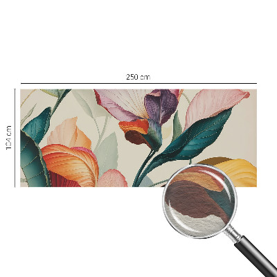 Fototapeta na mieru do obývačky Farebné kvety