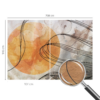 Vliesová tapeta na stenu Harmonická abstrakcia