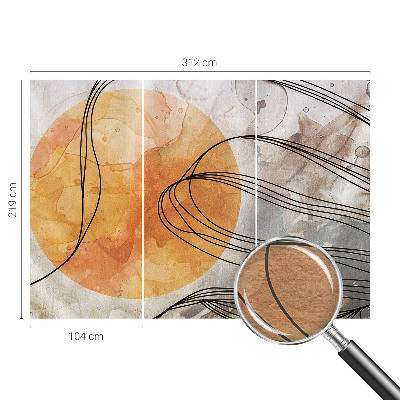 Vliesová tapeta na stenu Harmonická abstrakcia