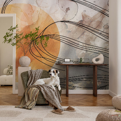 Vliesová tapeta na stenu Harmonická abstrakcia