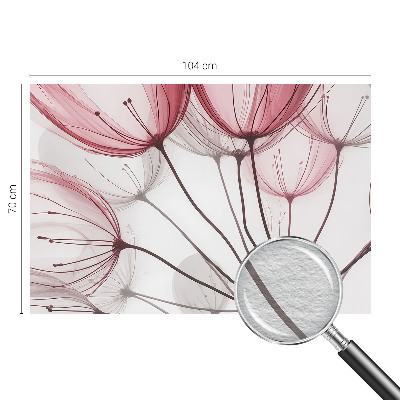 Fotografická tapeta vliesová Kvetinové siluety