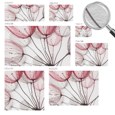 Fotografická tapeta vliesová Kvetinové siluety