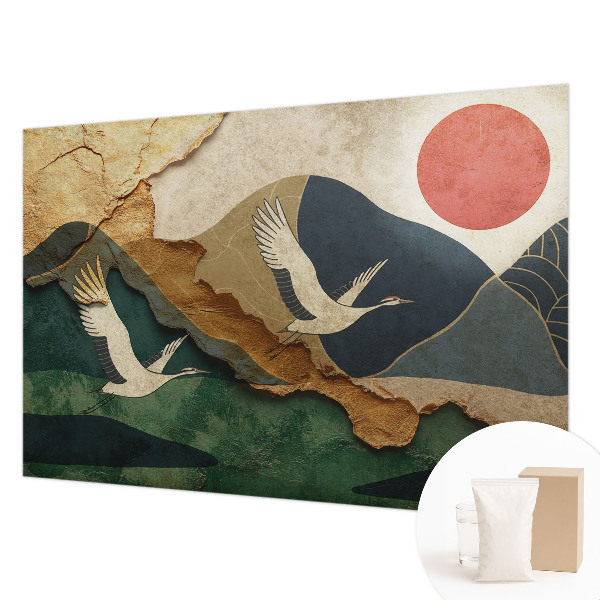 Fototapeta do spálne Žeriavy z východu