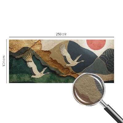 Fototapeta do spálne Žeriavy z východu