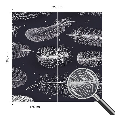 Vliesová fototapeta pre deti Jemné pierka