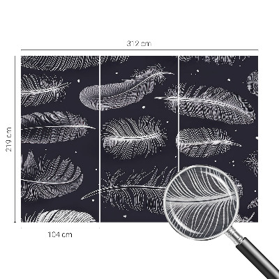 Vliesová fototapeta pre deti Jemné pierka